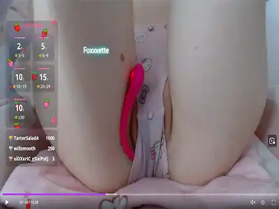 Foxxxette Chill hangaround on Livestream FREE Self-leak