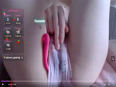 Foxxxette Lush pussyplay